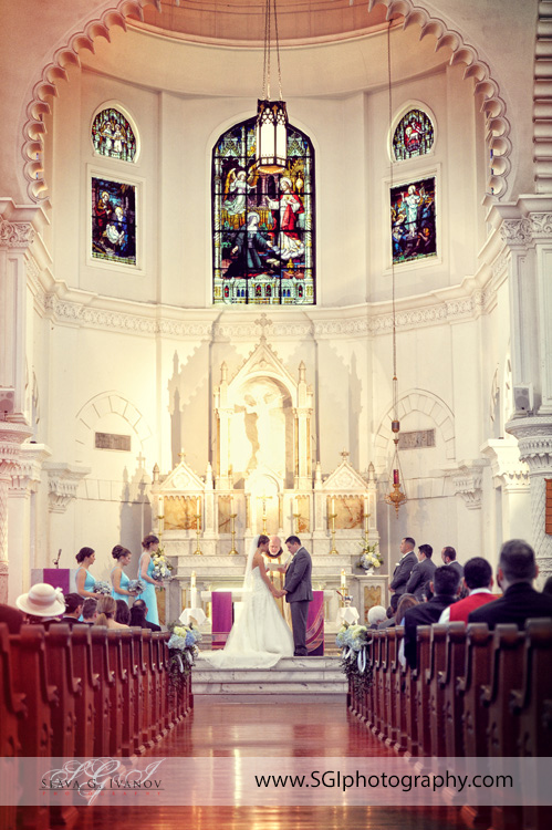 Sacred Heart Church Galveston Wedding Photographer