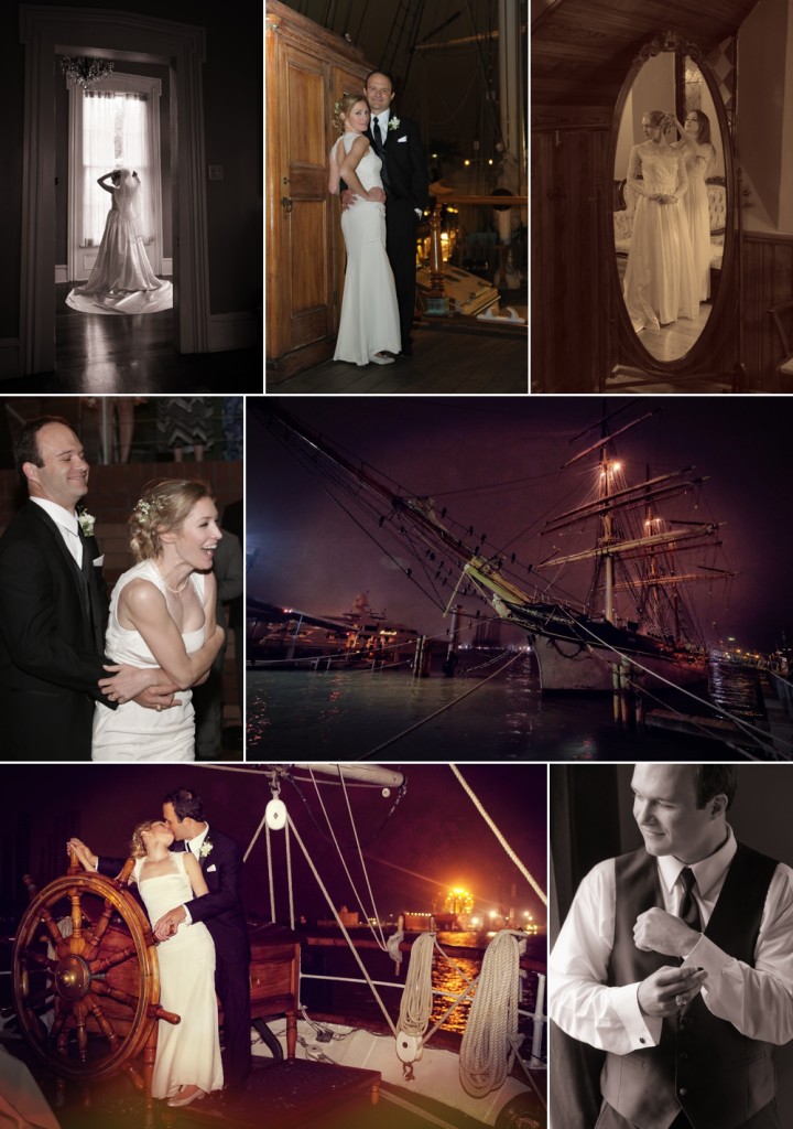 Tall Ship Elissa wedding photography
