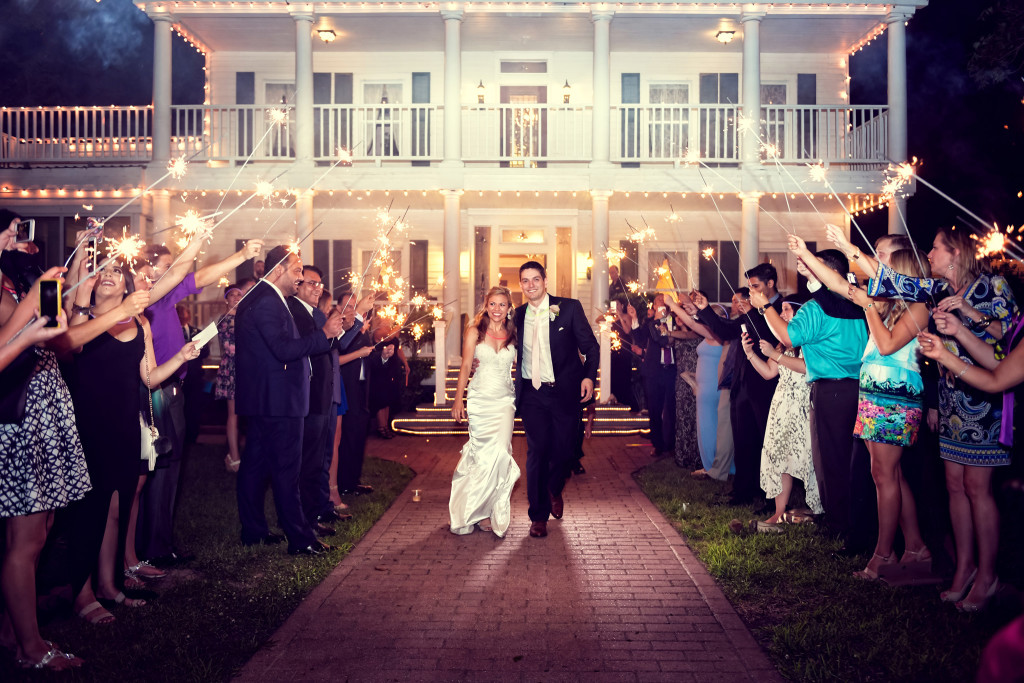 bride and groom send off at house plantation wedding photography in houston texas
